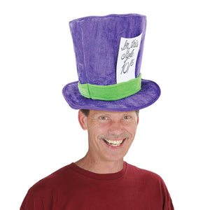Bulk Plush Mad Hatter Hat (Case of 12) by Beistle