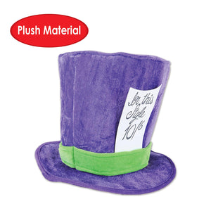 Bulk Plush Mad Hatter Hat (Case of 12) by Beistle