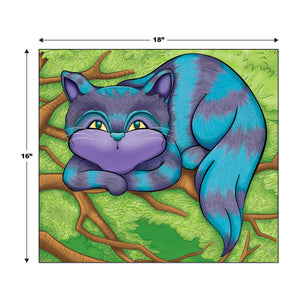 Pin The Smile On The Cheshire Cat Game, party supplies, decorations, The Beistle Company, Alice In Wonderland, Bulk, Other Party Themes, Alice in Wonderland