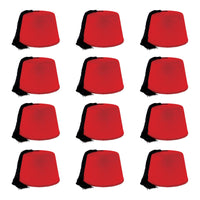 Bulk Felt Fez Hat (Case of 12) by Beistle