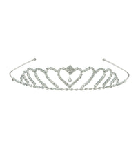 Beistle Mardi Gras Princess Heart Rhinestone Tiara 