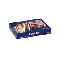 Beistle U S Flag Picks Party Counter Display (144/Box)