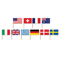 Beistle International Flag Party Picks (50/Pkg)