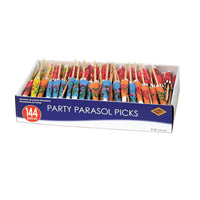 Beistle Luau Party Boxed Party Parasol Picks (144/Box)