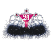 Beistle Plastic Light-Up 21st Birthday Party Tiara