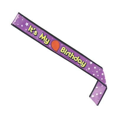 Beistle It's My Birthday Party Satin Sash