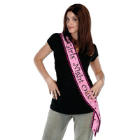 Beistle Bachelorette Party Girls' Night Out Satin Sash