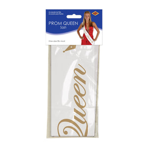 Back to School Decorations - Prom Queen Satin Sash