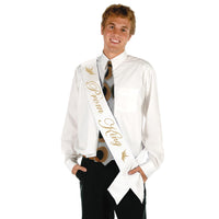 Beistle Prom King Satin Sash