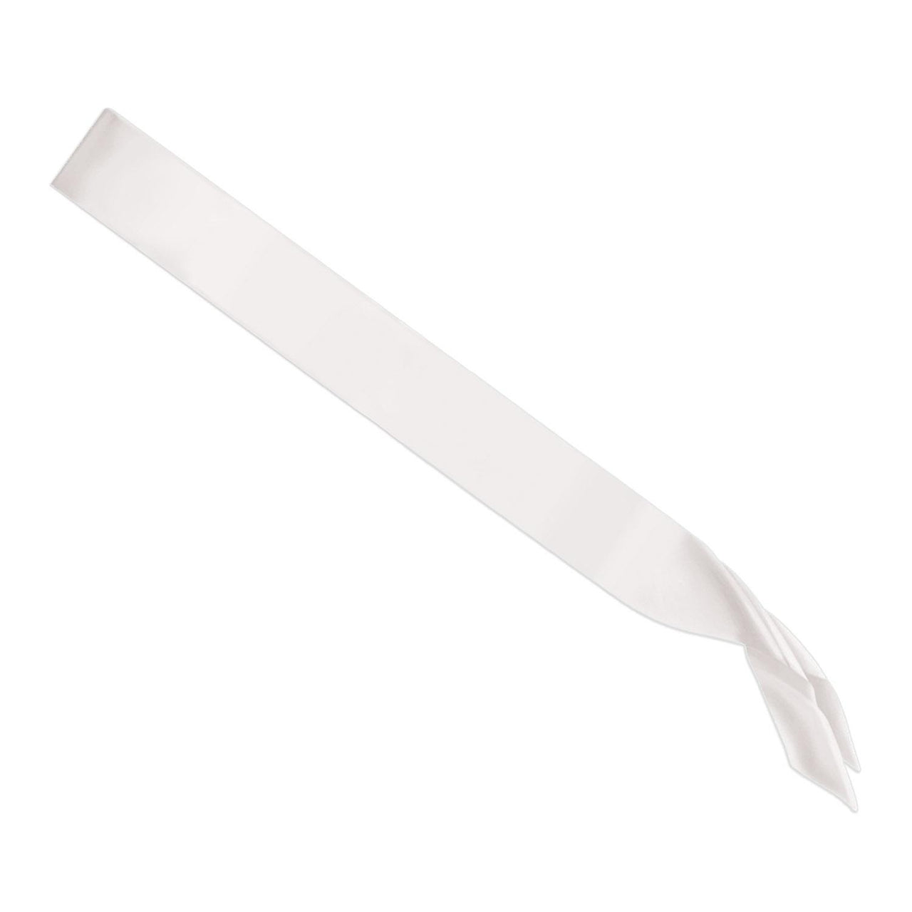 Beistle Satin Sash - white