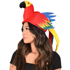 Luau Party Supplies - Tropical Parrot Hat