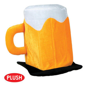Oktoberfest Party Supplies - Plush Beer Mug Hat