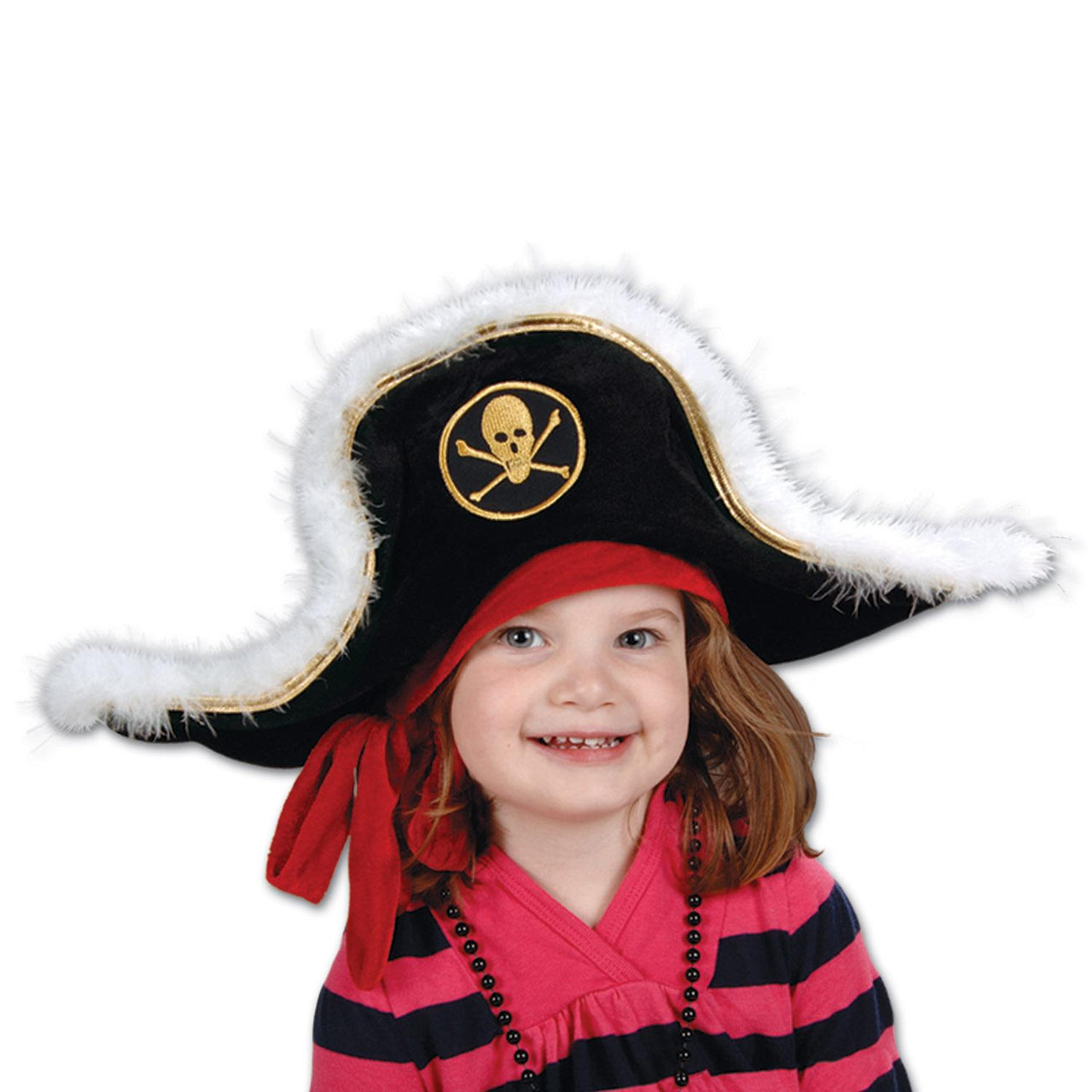 Beistle Child Plush Pirate Captain's Hat