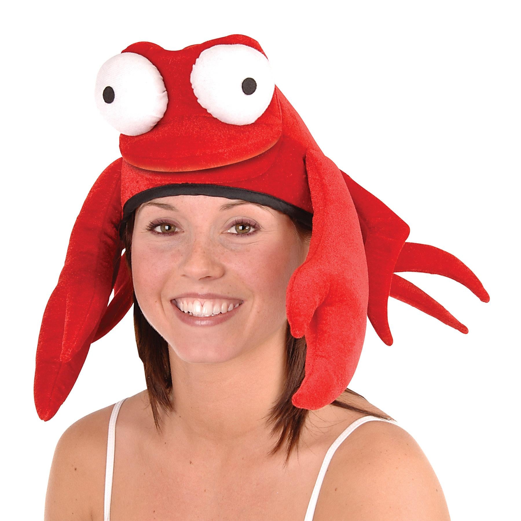 Beistle Luau Party Plush Crab Hat