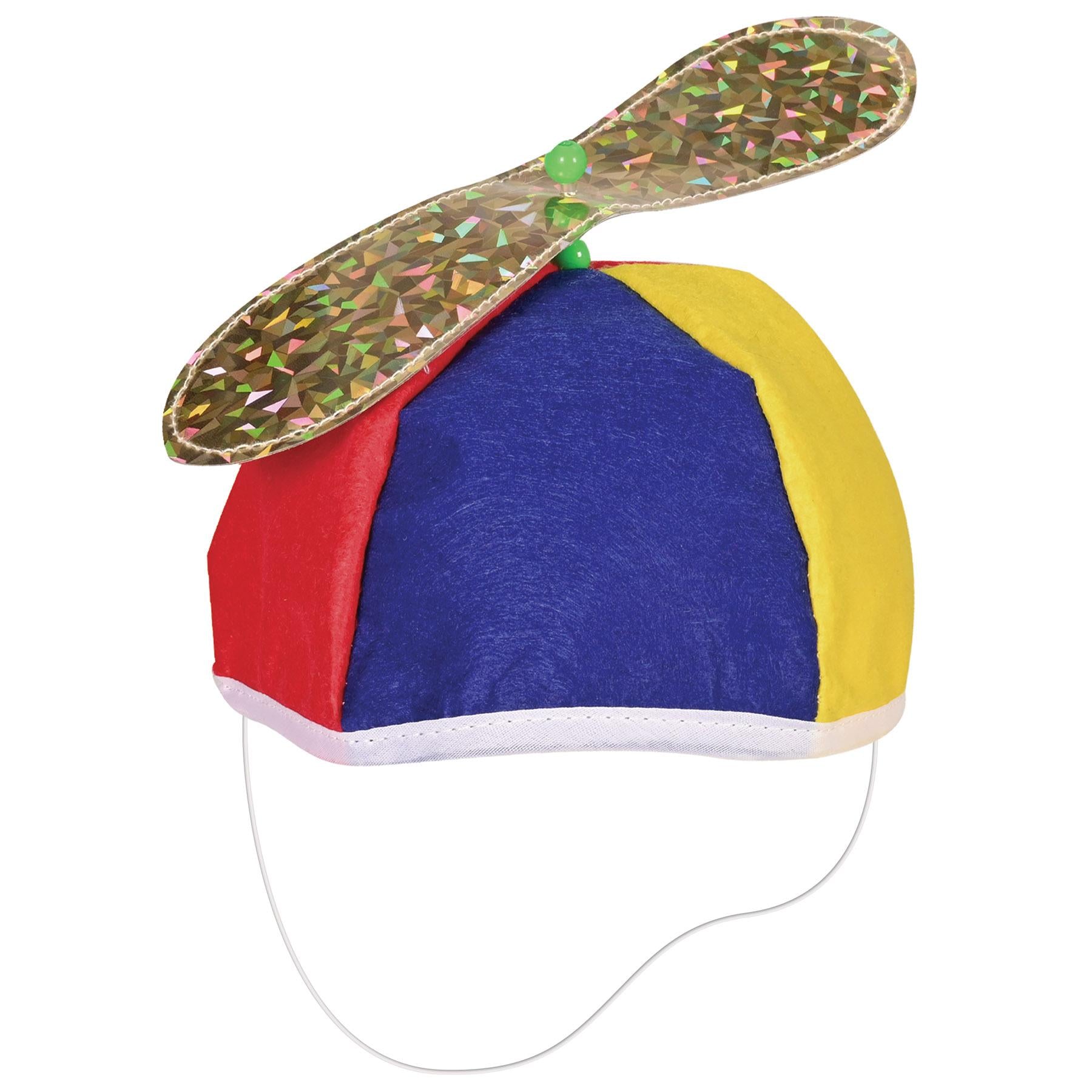 Headgear Colorful Hat With Spinner Propeller Hat Multicolor