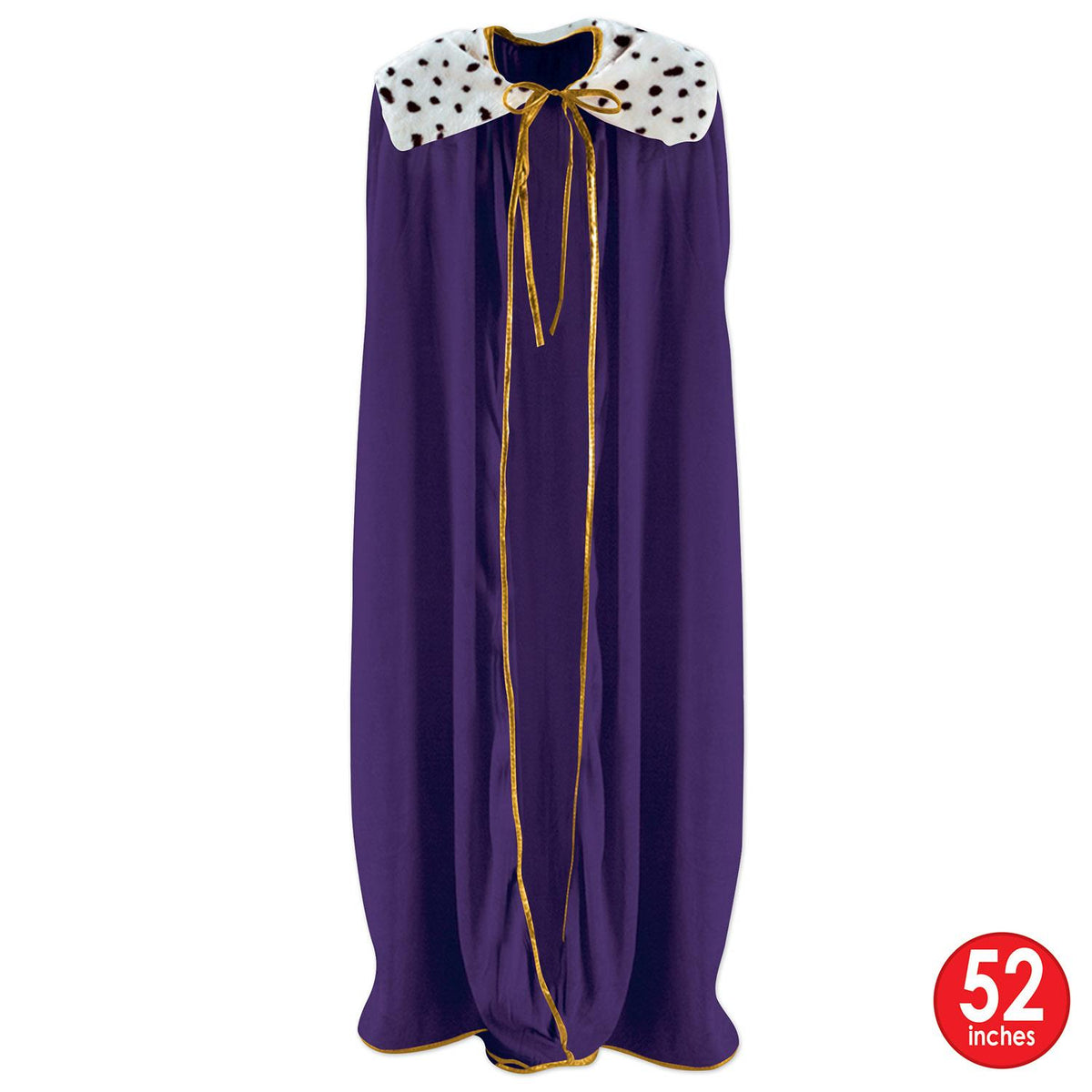 King Robe Train Bulk Purple Adult King/Queen Robe by Beistle