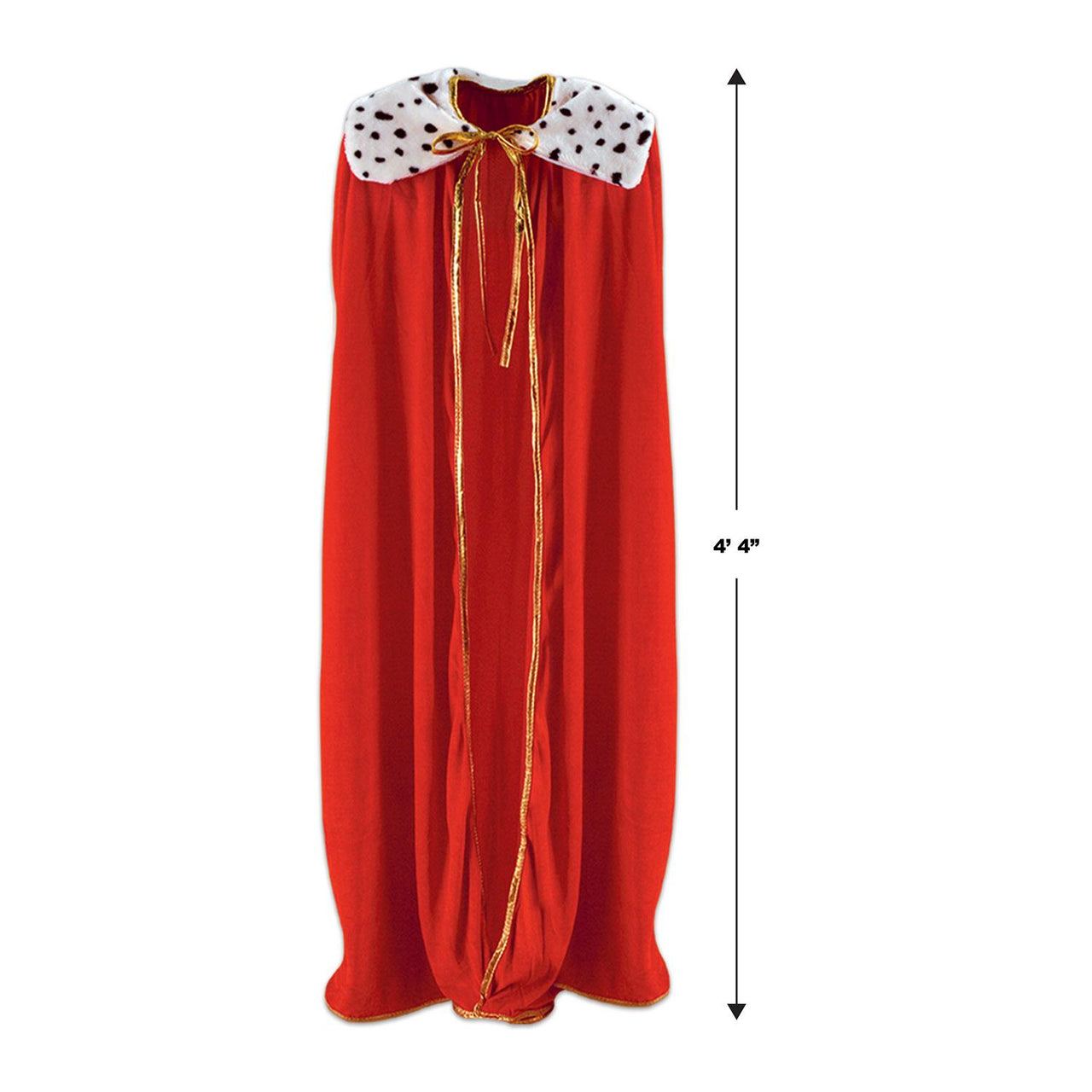 King Robe Train Red Adult King/Queen Robe | Beistle – Bulk Party Supplies