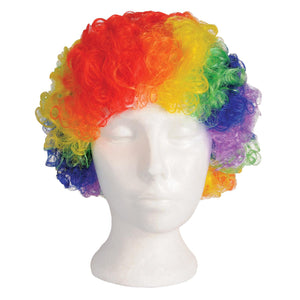 Beistle Rainbow Clown Wig