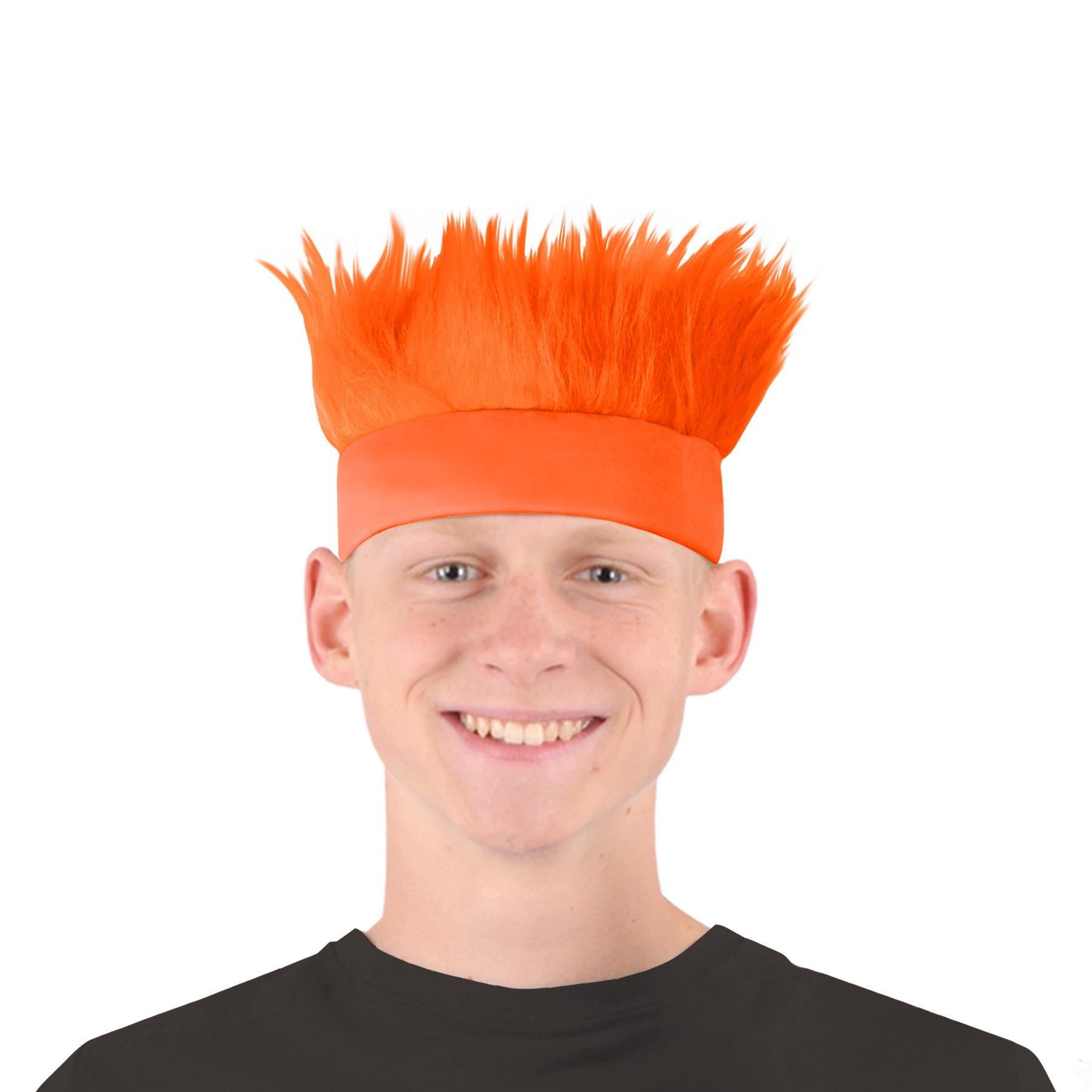 Beistle Hairy Headband - orange