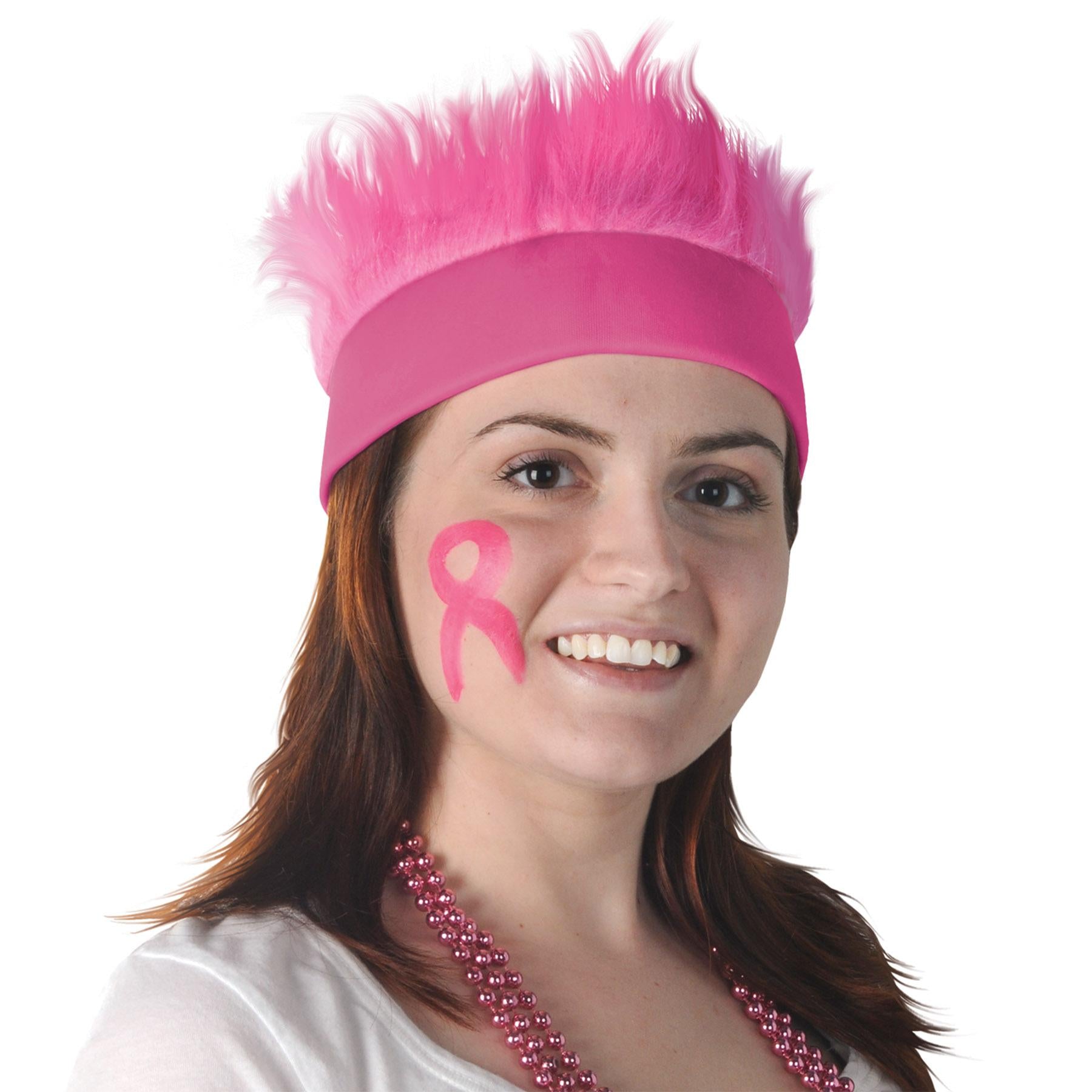 Beistle Hairy Headband - pink