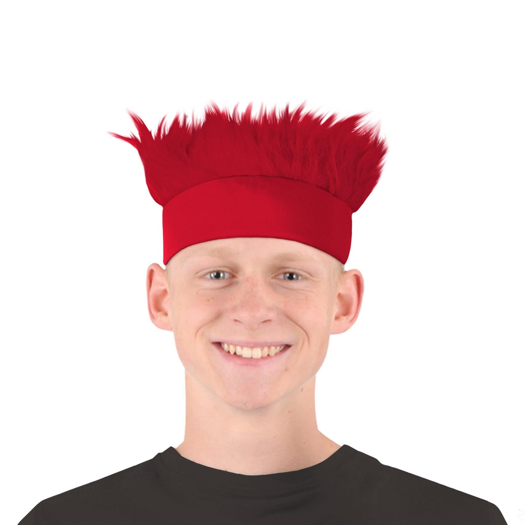 Beistle Hairy Headband - red