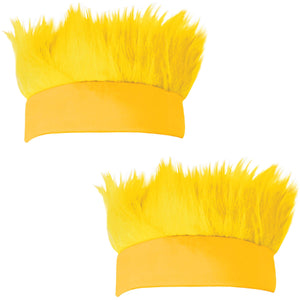 Bulk Hairy Headband, yellow (Case of 12) by Beistle