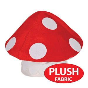 Bulk Plush Mushroom Hat (Case of 12) by Beistle