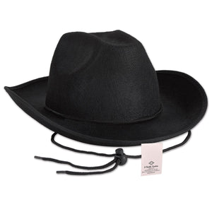 Bulk Black Felt Cowboy Hat (Case of 6) by Beistle