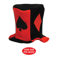 Card Suit Fabric Hat
