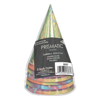 Bulk Prismatic Party Hats assorted colors (Case of 72) by Beistle