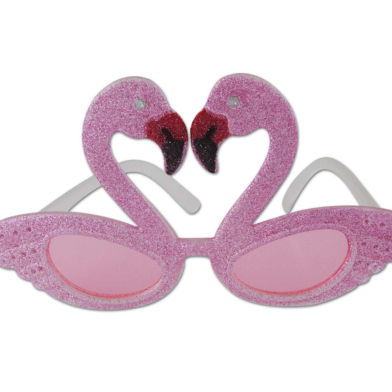 Bulk Luau Party Glittered Flamingo Fanci-Frames (Case of 6) by Beistle