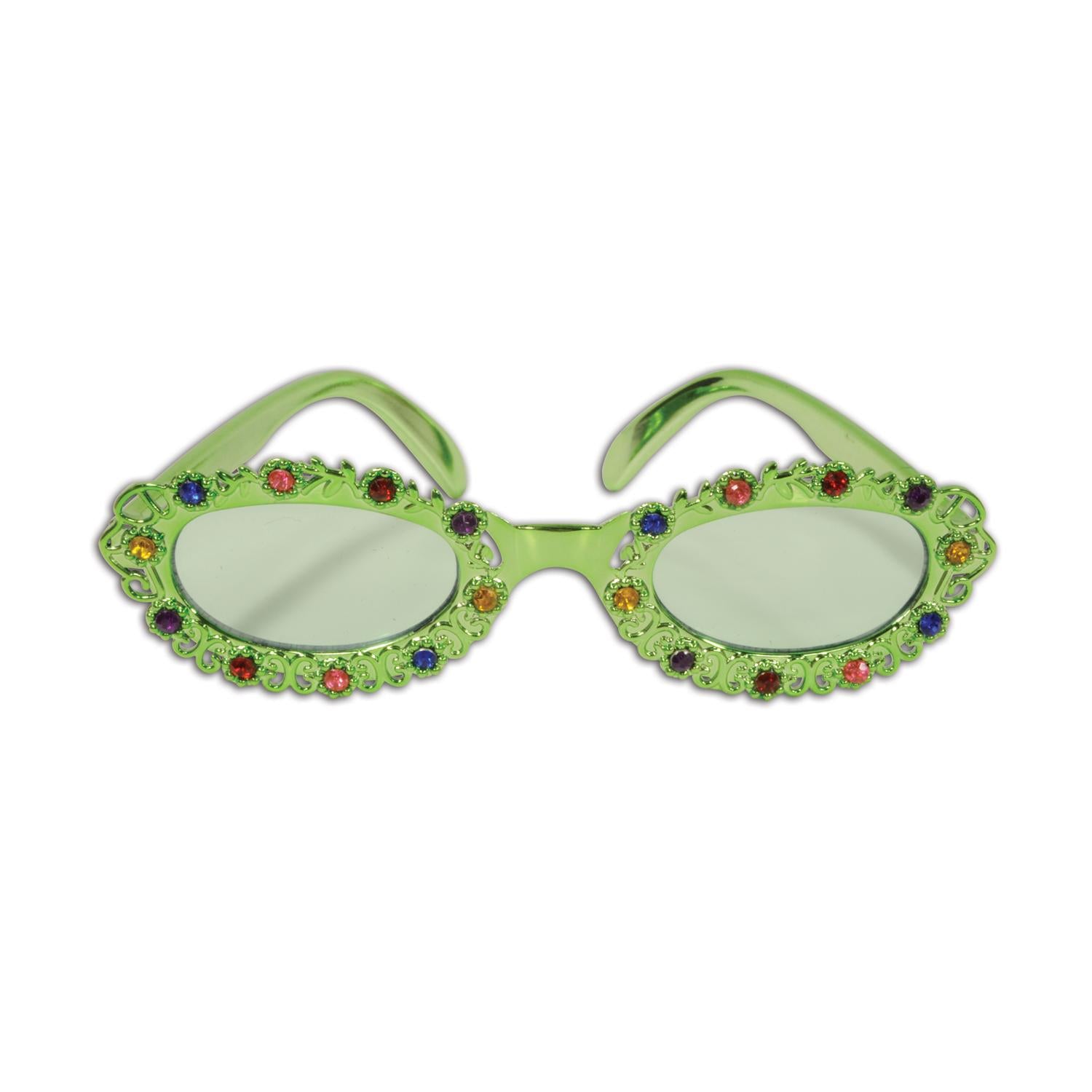 Beistle Jeweled Flower Garden Fanci-Frame Glasses