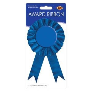 Sports Party Supplies: Award Ribbon blue