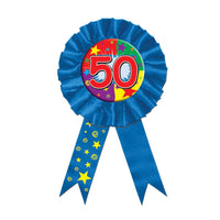 Beistle 50th Birthday Party Award Ribbon