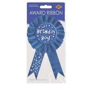 Birthday Party Supplies: Birthday Boy Award Ribbon