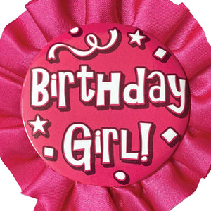 Bulk Birthday Girl Award Ribbon (Case of 6) by Beistle