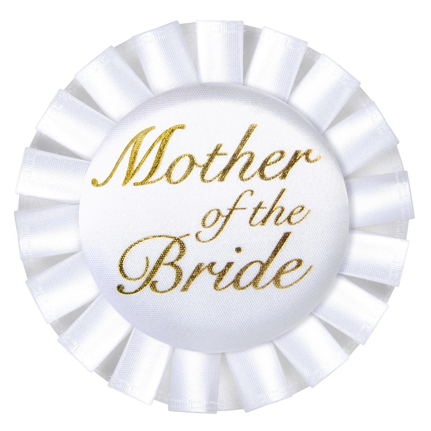 Beistle Mother Of The Bride Satin Button