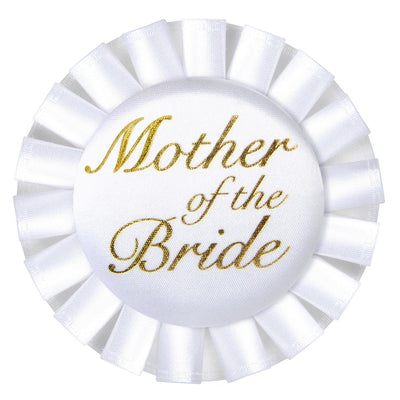 Beistle Mother Of The Bride Satin Button