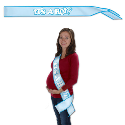 Beistle It's A Boy Satin Sash