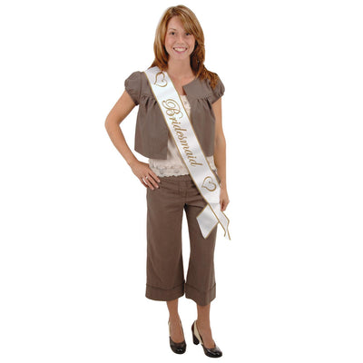Beistle Bachelorette Party Bridesmaid Satin Sash