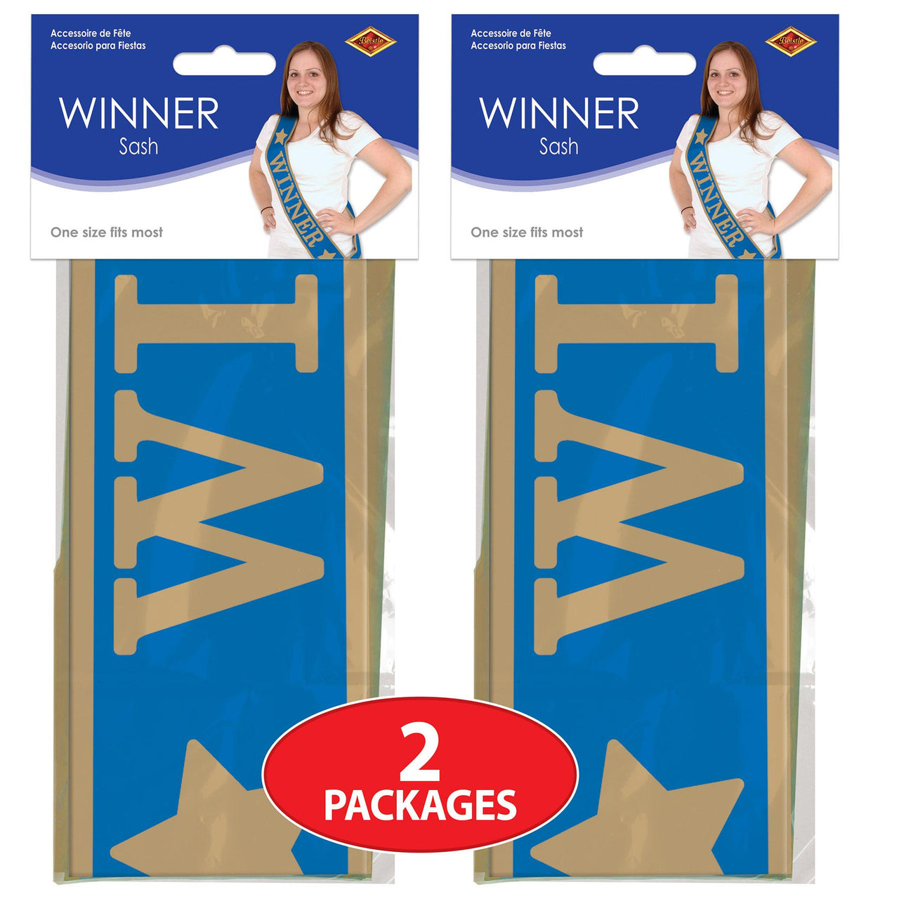 Winner Satin Sash
