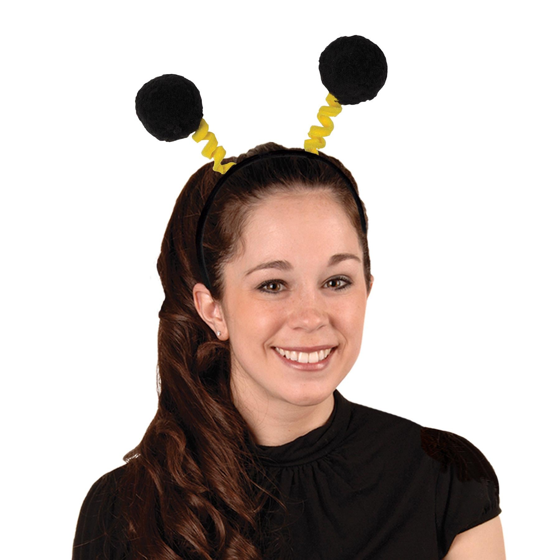 Beistle Soft-Touch Pom-Pom Boppers - black & yellow