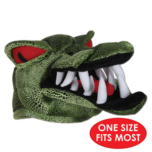 Plush Crocodile Hat