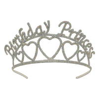Beistle Glittered Metal Birthday Princess Tiara