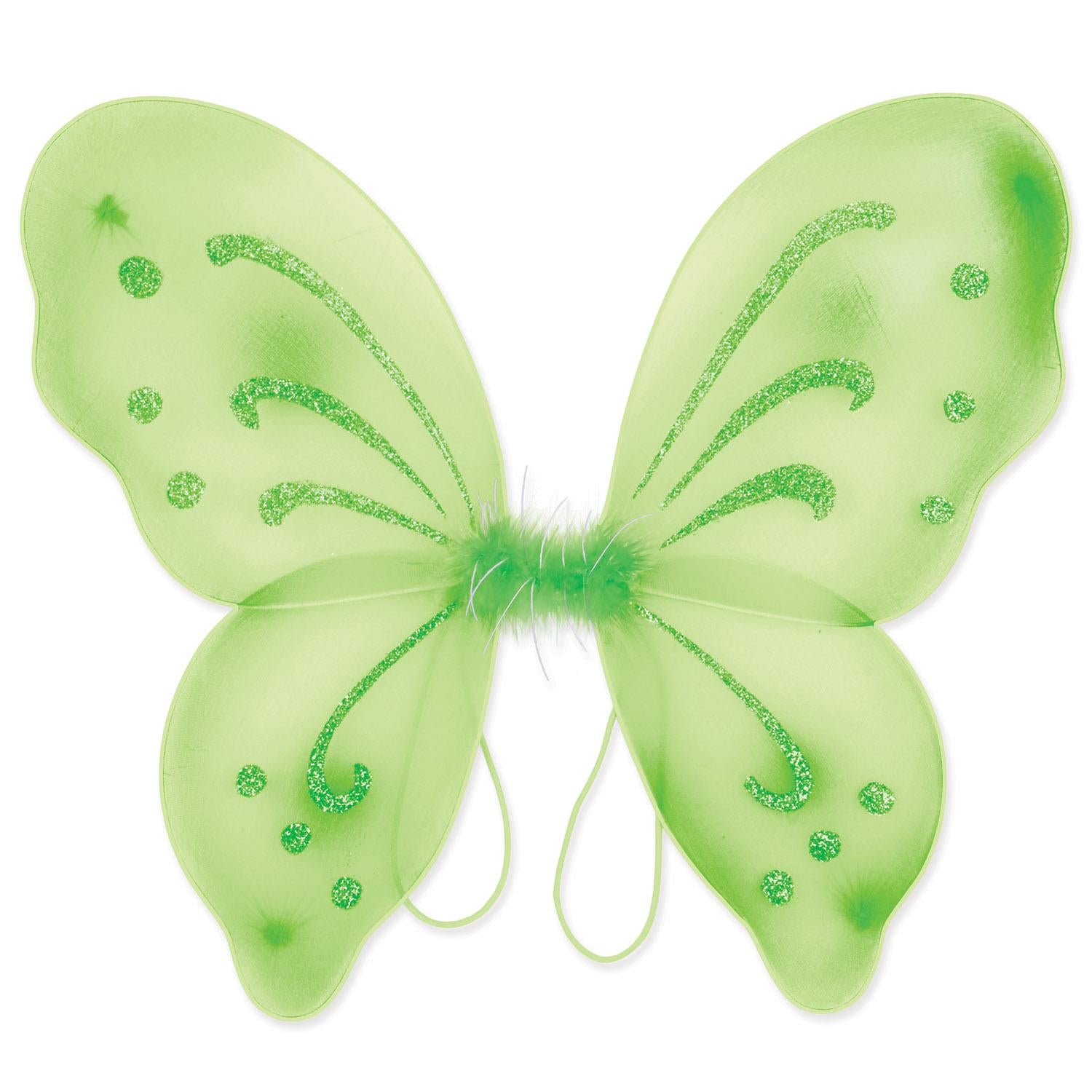 Beistle Halloween Nylon Fairy Wings - light green