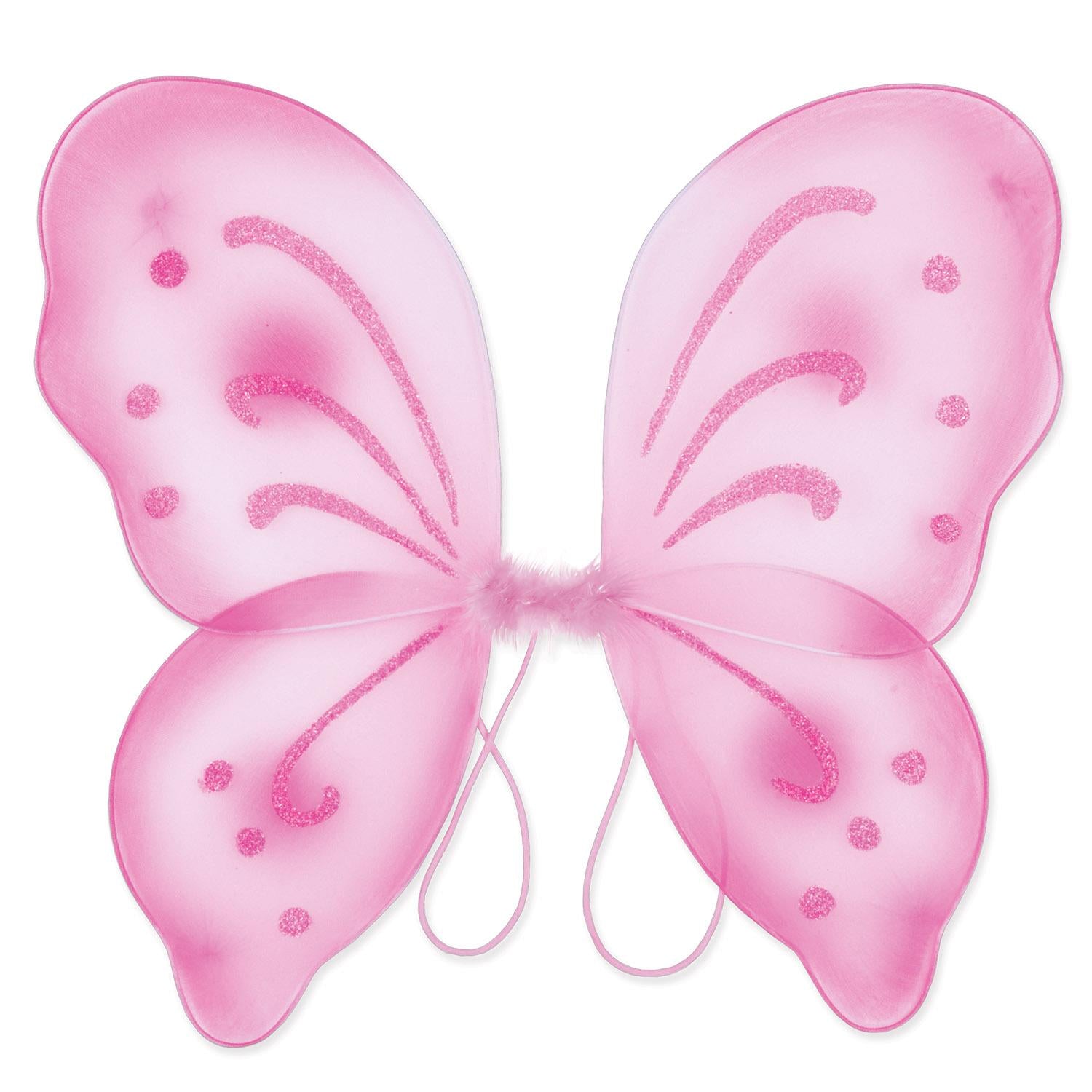 Beistle Halloween Nylon Fairy Wings - pink