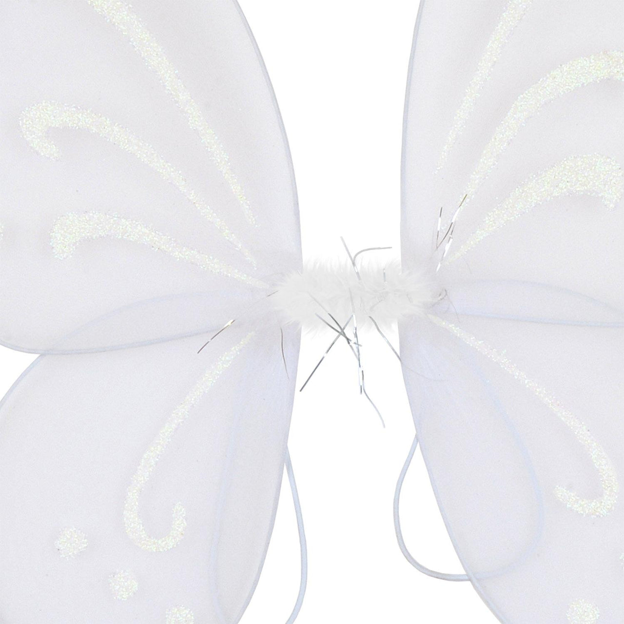 Bulk Nylon Fairy Wings White (Case of 12) by Beistle