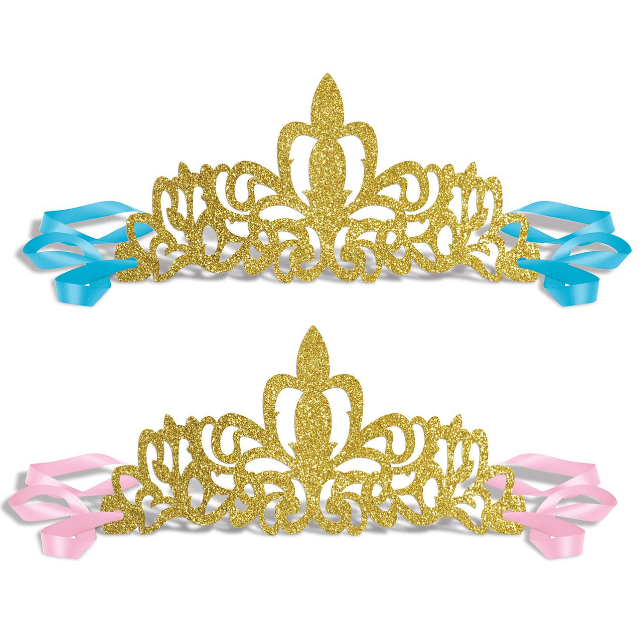 Beistle Glittered Princess Tiaras (6/Pkg)
