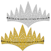 Beistle Glittered Laser Cut Tiaras (2/Pkg)