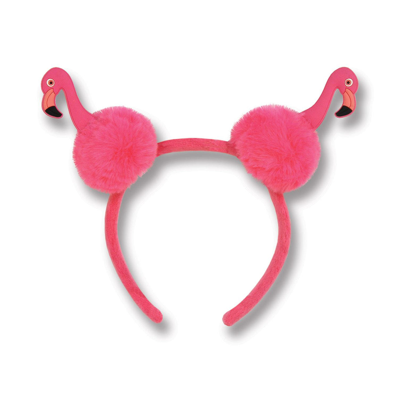 Beistle Luau Party Flamingo Pom-Pom Headband